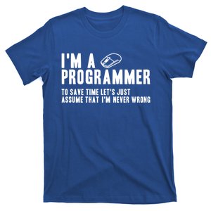 Programmer Is Always Right Software Engineer Programming Gift T-Shirt