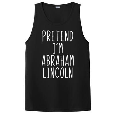 Pretend IM Abraham Abe Lincoln Costume Halloween Lazy Easy PosiCharge Competitor Tank