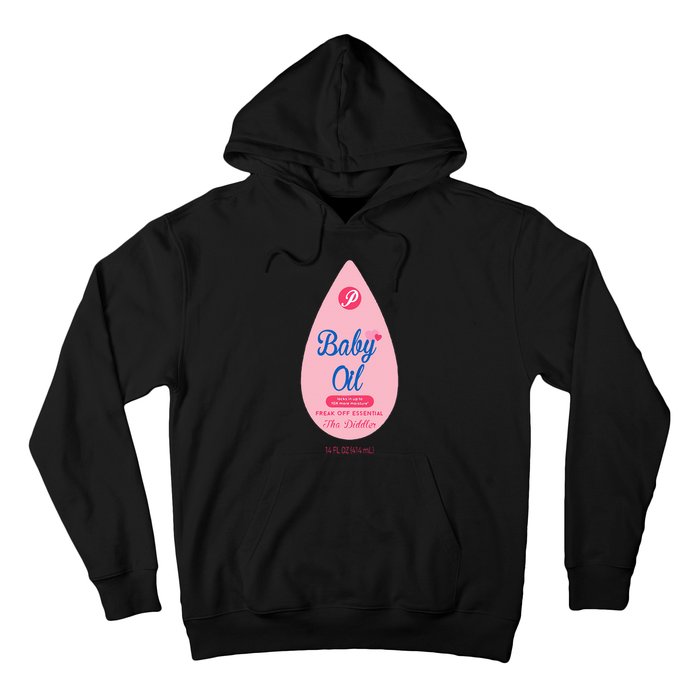 Pretend Im A Baby Oil Bottle Costume Funny Halloween Hoodie