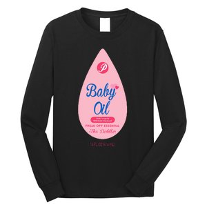 Pretend Im A Baby Oil Bottle Costume Funny Halloween Long Sleeve Shirt