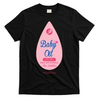 Pretend Im A Baby Oil Bottle Costume Funny Halloween T-Shirt