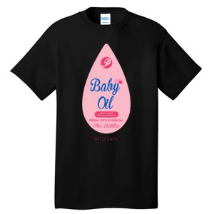 Pretend Im A Baby Oil Bottle Costume Funny Halloween Tall T-Shirt