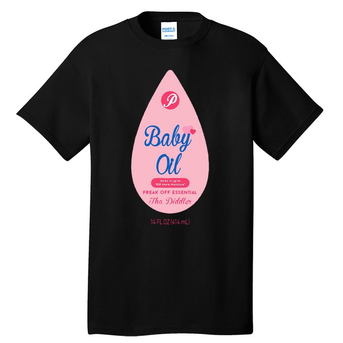 Pretend Im A Baby Oil Bottle Costume Funny Halloween Tall T-Shirt