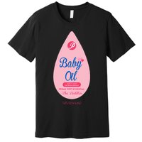 Pretend Im A Baby Oil Bottle Costume Funny Halloween Premium T-Shirt