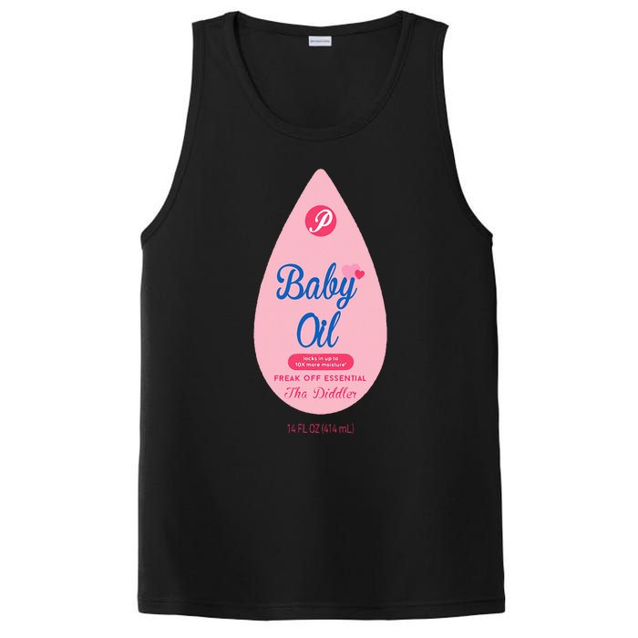 Pretend Im A Baby Oil Bottle Costume Funny Halloween PosiCharge Competitor Tank