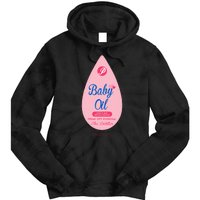 Pretend Im A Baby Oil Bottle Costume Funny Halloween Tie Dye Hoodie