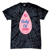 Pretend Im A Baby Oil Bottle Costume Funny Halloween Tie-Dye T-Shirt