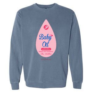 Pretend Im A Baby Oil Bottle Costume Funny Halloween Garment-Dyed Sweatshirt