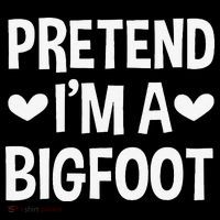 Pretend Im A Bigfoot Funny Halloween Costume For Women Flatbill Hat