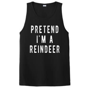 Pretend Im A Reindeer Shirts Easy Christmas Costume PosiCharge Competitor Tank