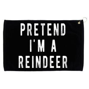 Pretend Im A Reindeer Shirts Easy Christmas Costume Grommeted Golf Towel