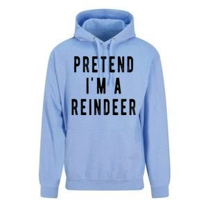 Pretend Im A Reindeer Shirts Easy Christmas Costume Unisex Surf Hoodie