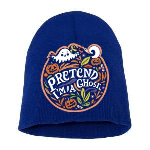 Pretend IM A Ghost Gift Short Acrylic Beanie