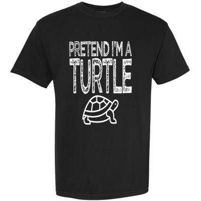 Pretend I'm A Turtle Matching Costume Garment-Dyed Heavyweight T-Shirt