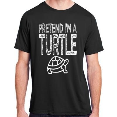 Pretend I'm A Turtle Matching Costume Adult ChromaSoft Performance T-Shirt