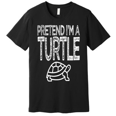 Pretend I'm A Turtle Matching Costume Premium T-Shirt