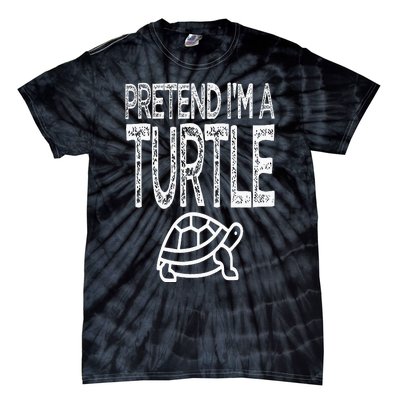 Pretend I'm A Turtle Matching Costume Tie-Dye T-Shirt