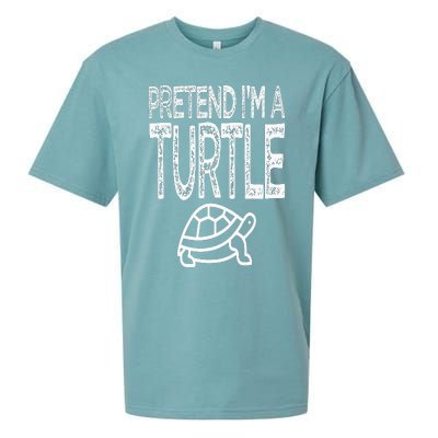 Pretend I'm A Turtle Matching Costume Sueded Cloud Jersey T-Shirt