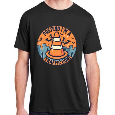 PRETEND I'M A TRAFFIC CONE Halloween Costume Adult ChromaSoft Performance T-Shirt