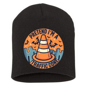 PRETEND I'M A TRAFFIC CONE Halloween Costume Short Acrylic Beanie