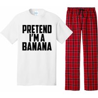 Pretend IM A Banana Cute Funny Banana Costume Pajama Set