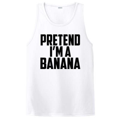 Pretend IM A Banana Cute Funny Banana Costume PosiCharge Competitor Tank