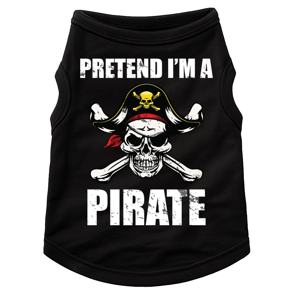 Pretend I'm A Pirate Doggie Tank