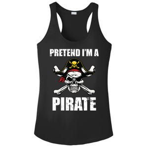 Pretend I'm A Pirate Ladies PosiCharge Competitor Racerback Tank