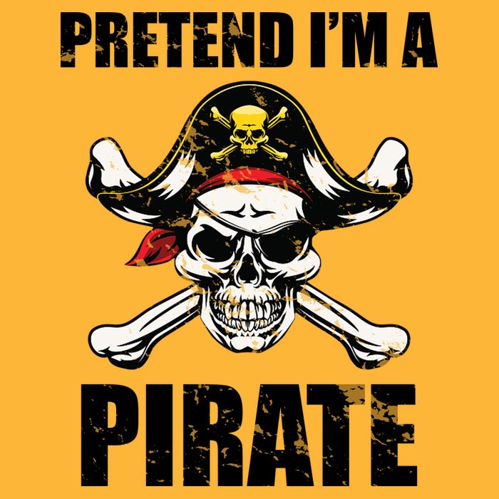 Pretend I'm A Pirate Cooling Performance Crew T-Shirt