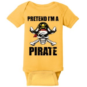 Pretend I'm A Pirate Baby Bodysuit