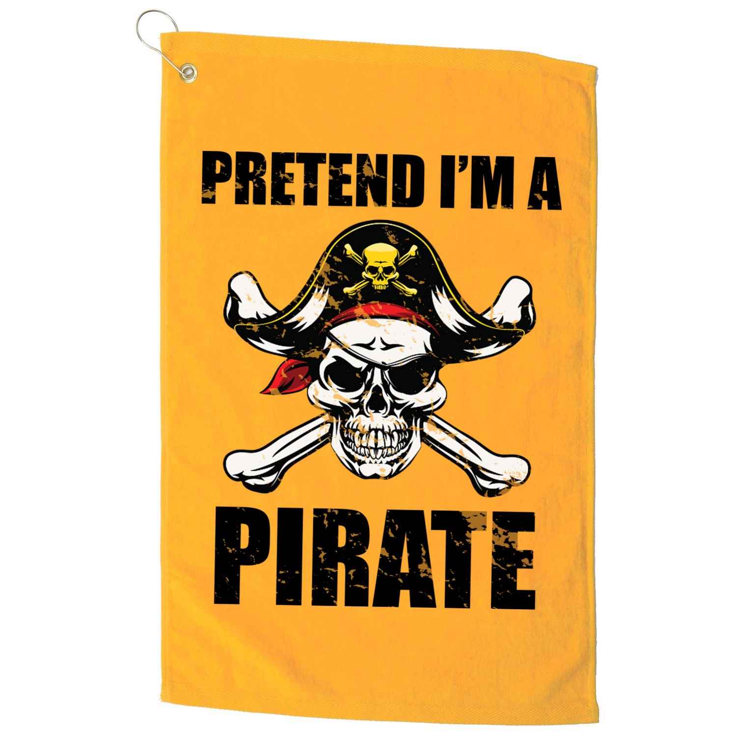 Pretend I'm A Pirate Golf Towel