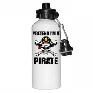 Pretend I'm A Pirate Aluminum Water Bottle