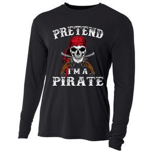 Pretend IM A Pirate Funny Ideas For Halloween Cooling Performance Long Sleeve Crew