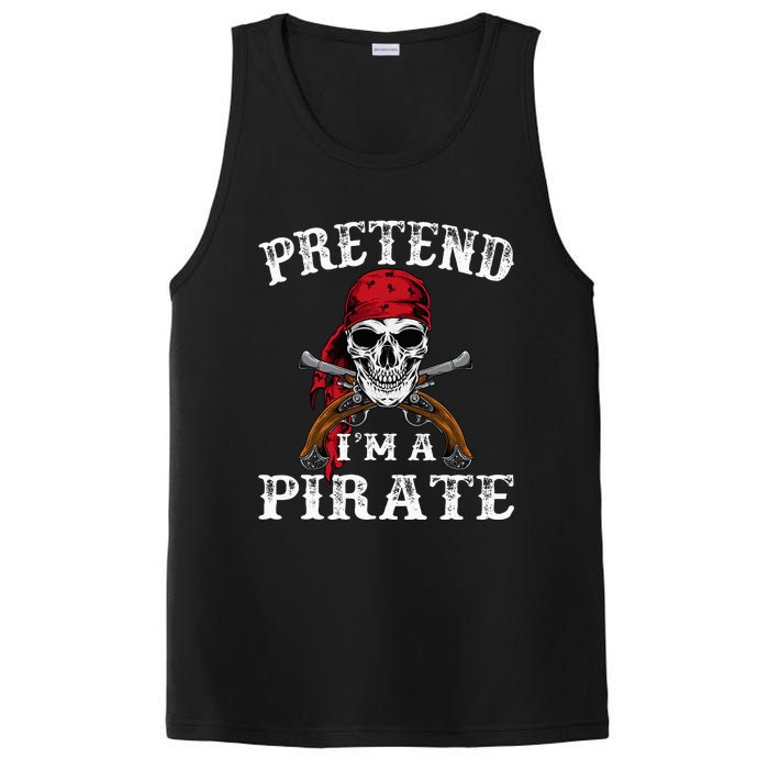 Pretend IM A Pirate Funny Ideas For Halloween PosiCharge Competitor Tank