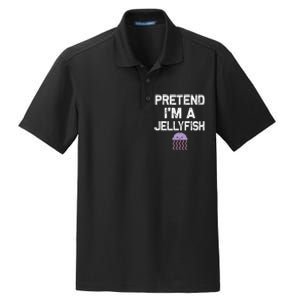 Pretend Im A Jellyfish Halloween Costumes Dry Zone Grid Polo