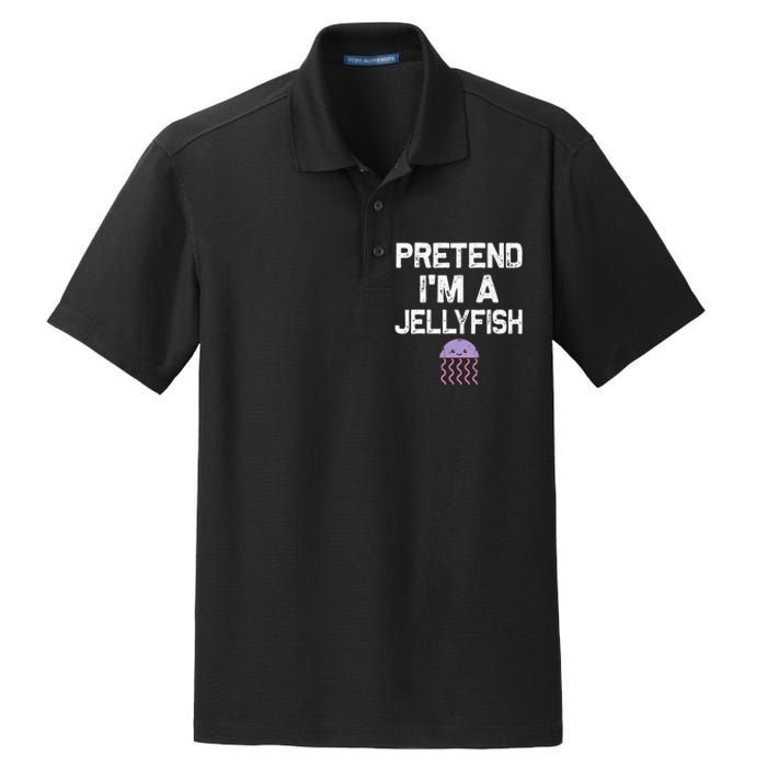 Pretend Im A Jellyfish Halloween Costumes Dry Zone Grid Polo