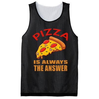 Pizza is Always the Answer Mesh Reversible Basketball Jersey Tank