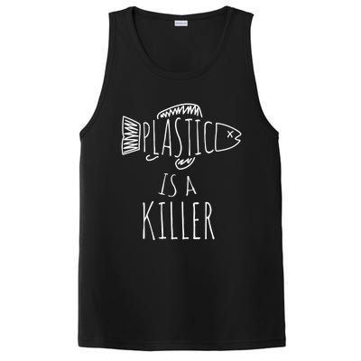 Plastic Is A Killer Sea Nature Gift Idea Design Gift PosiCharge Competitor Tank