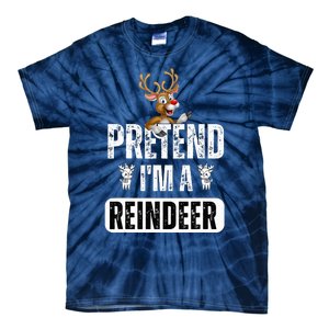 pretend im a reindeer Easy Christmas Costume  Tie-Dye T-Shirt