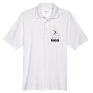 pretend im a reindeer Easy Christmas Costume  Men's Origin Performance Pique Polo