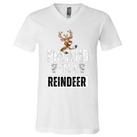 pretend im a reindeer Easy Christmas Costume  V-Neck T-Shirt