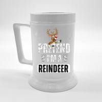 pretend im a reindeer Easy Christmas Costume  Beer Stein