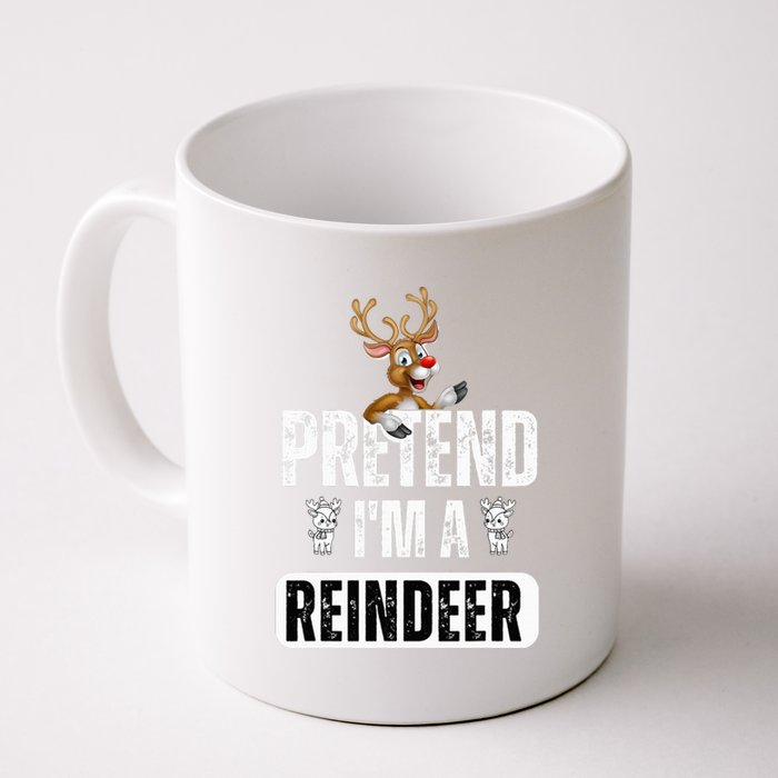 pretend im a reindeer Easy Christmas Costume  Coffee Mug