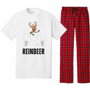 pretend im a reindeer Easy Christmas Costume  Pajama Set