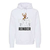 pretend im a reindeer Easy Christmas Costume  Premium Hoodie