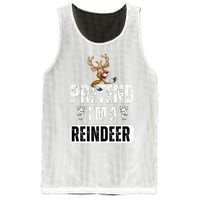 pretend im a reindeer Easy Christmas Costume  Mesh Reversible Basketball Jersey Tank