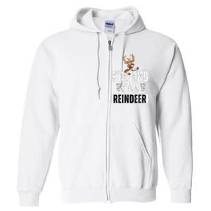 pretend im a reindeer Easy Christmas Costume  Full Zip Hoodie