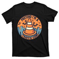 PRETEND IM A TRAFFIC CONE Halloween Costume T-Shirt