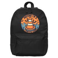 PRETEND IM A TRAFFIC CONE Halloween Costume 16 in Basic Backpack