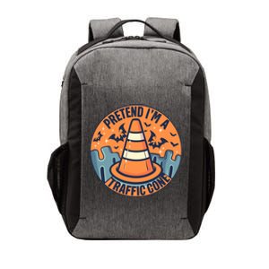 PRETEND IM A TRAFFIC CONE Halloween Costume Vector Backpack